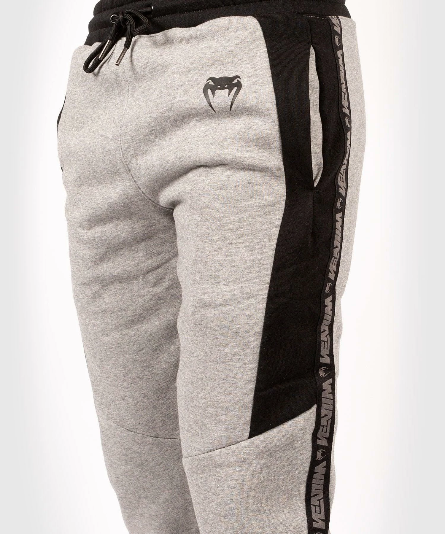 Venum Connect Jogger - Black/Dark Heather Grey - Image 7