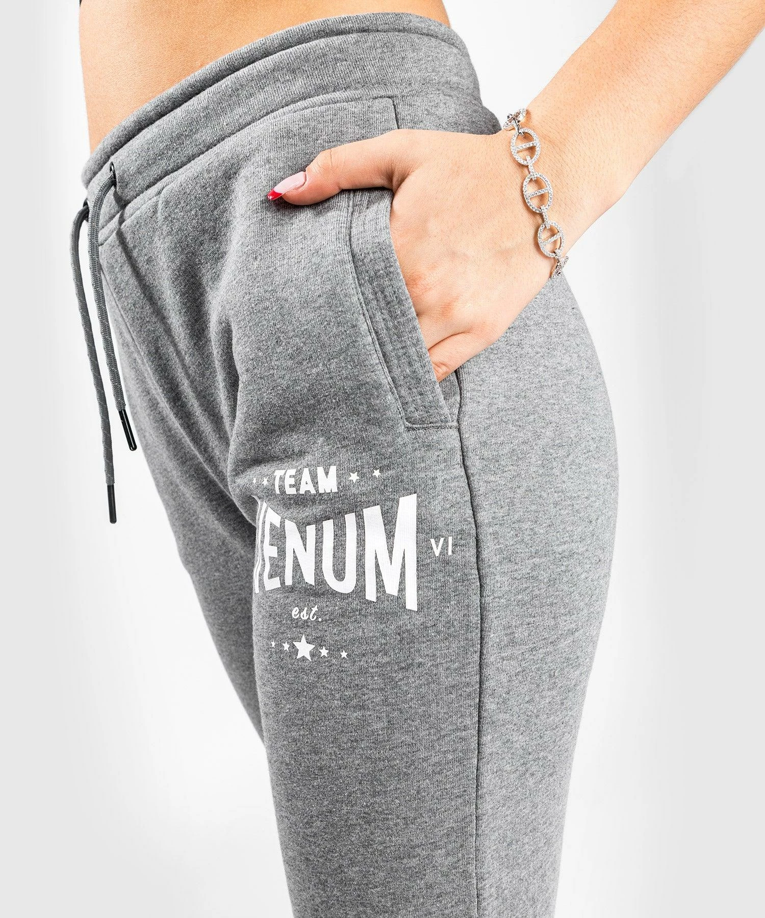 Venum Team 2.0 Joggers - For Women - Light Heather Grey - Image 3