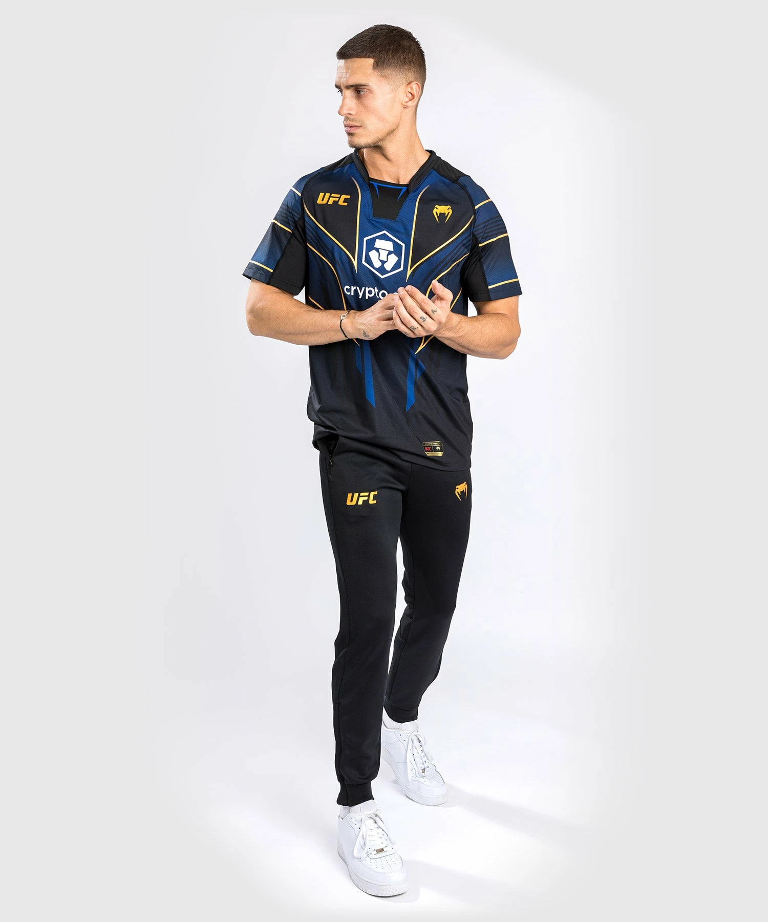 CSD FASHION UFC AUTHENTIC FIGHT NIGHT 2.0 KIT BY VENUM MEN'S WALKOUT JERSEY - Midnight - Champion 3 CSD FASHION UFC AUTHENTIC FIGHT NIGHT 2.0 KIT BY VENUM MEN'S WALKOUT JERSEY - Midnight - Champion - Image 3