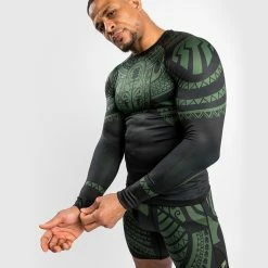Venum Nakahi Rashguard - Long Sleeves - Black/Khaki