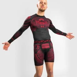 Venum Nakahi Rashguard - Long Sleeves - Black/Red