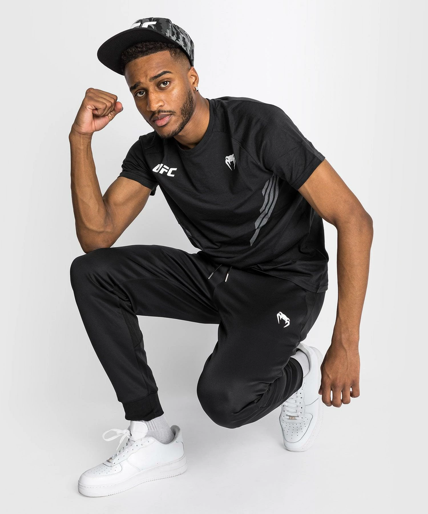 UFC Venum Replica Men's Pants - Black - Image 3