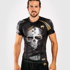 Venum Skull Rashguard - Short Sleeves - Black