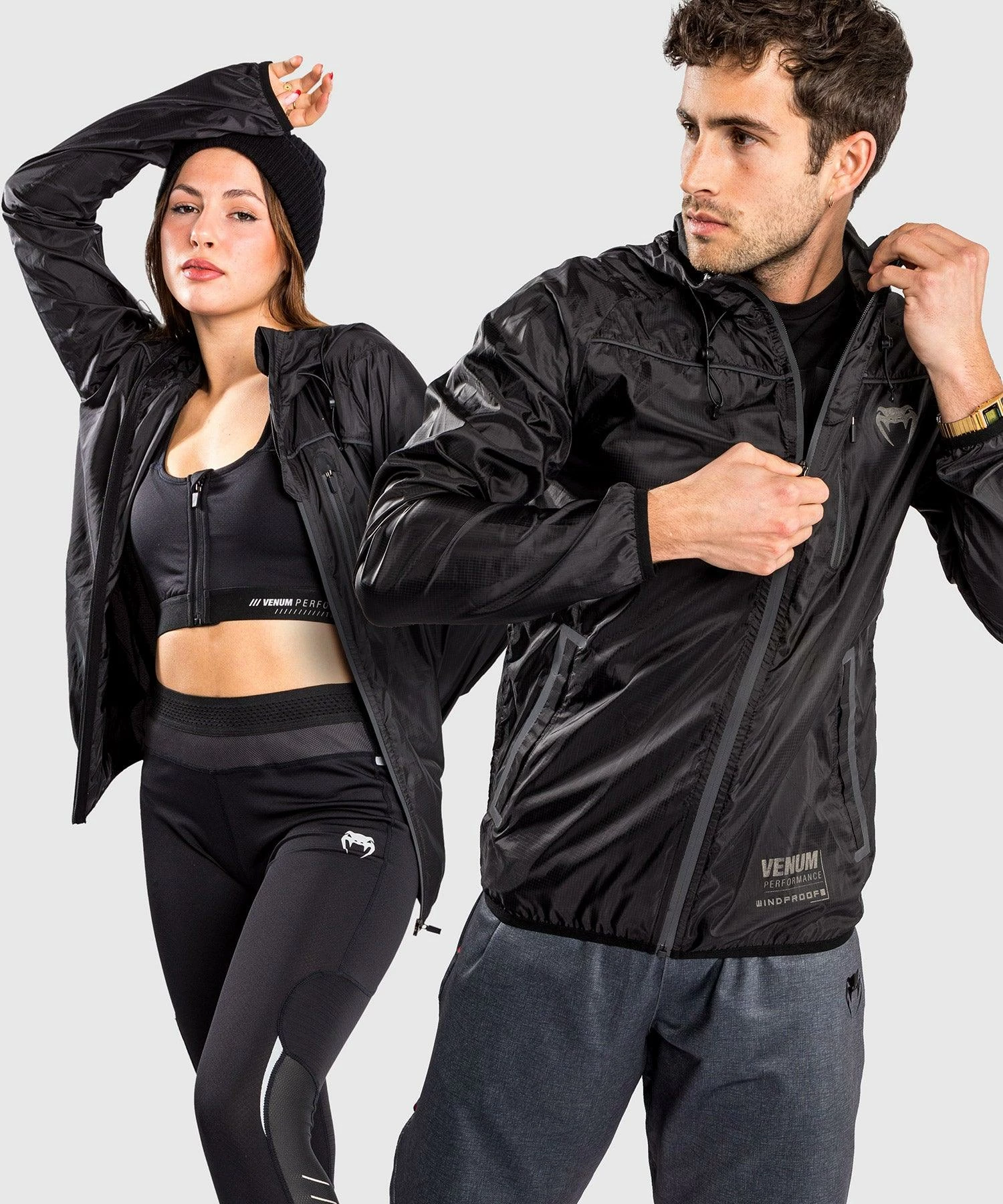 Venum Tempest 2.0 Windproof Jacket - Black 1 Venum Tempest 2.0 Windproof Jacket - Black