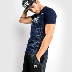 UFC Venum Authentic Fight Week Men's Short Sleeve T-shirt - Navy Blue -Venum store 4 252F2 252Fa 252F6 252F42a6d490b43c836aa8faee6b5c445f51217c3b5a VNMUFC 00052 018 04