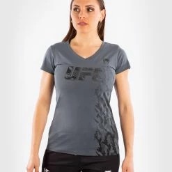UFC Venum Authentic Fight Week Women's Short Sleeve T-shirt - Grey