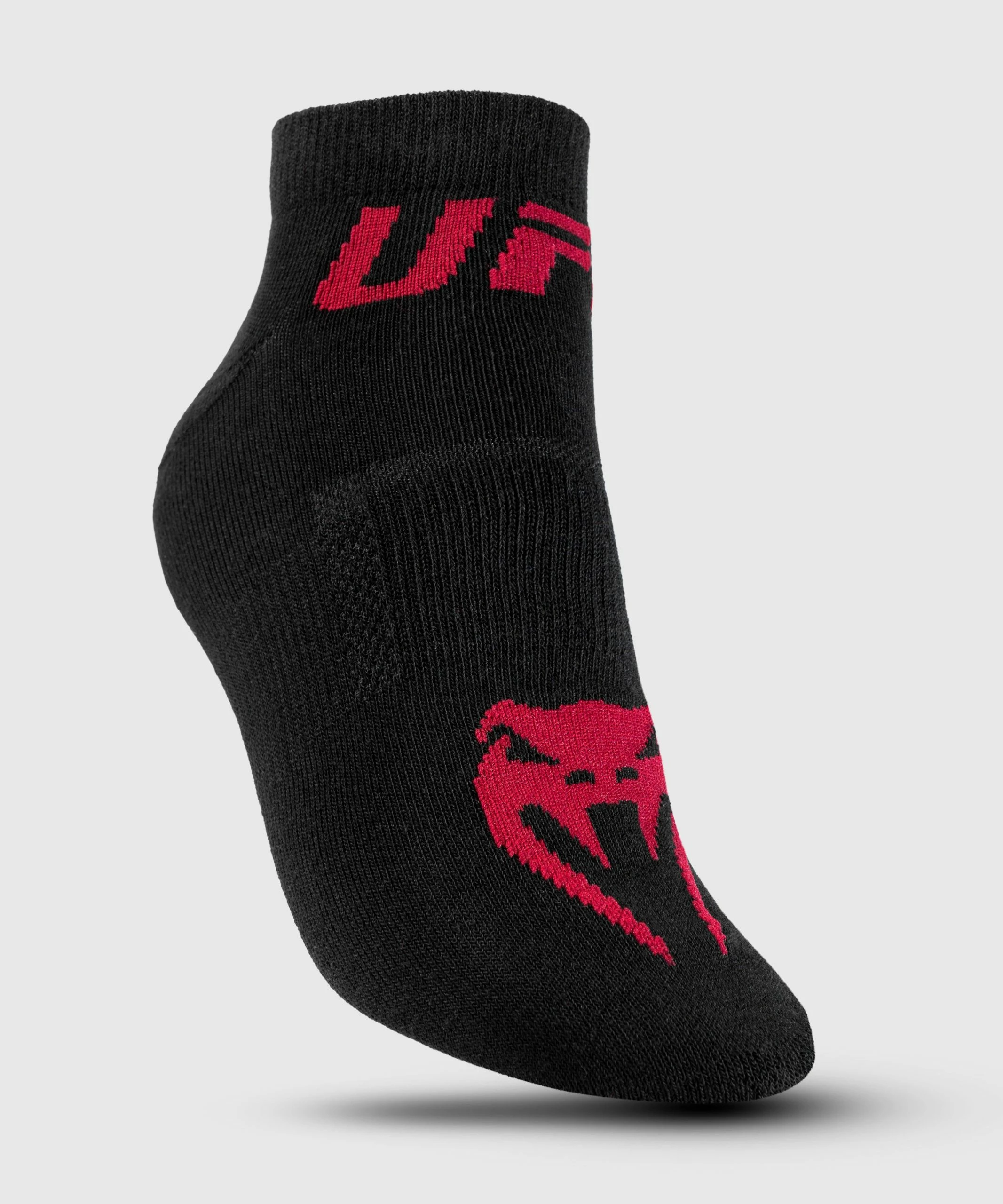 UFC Venum Authentic Fight Week Men's 2.0 Performance Sock Set Of 2 - Black/Red 1 UFC Venum Authentic Fight Week Men's 2.0 Performance Sock Set Of 2 - Black/Red