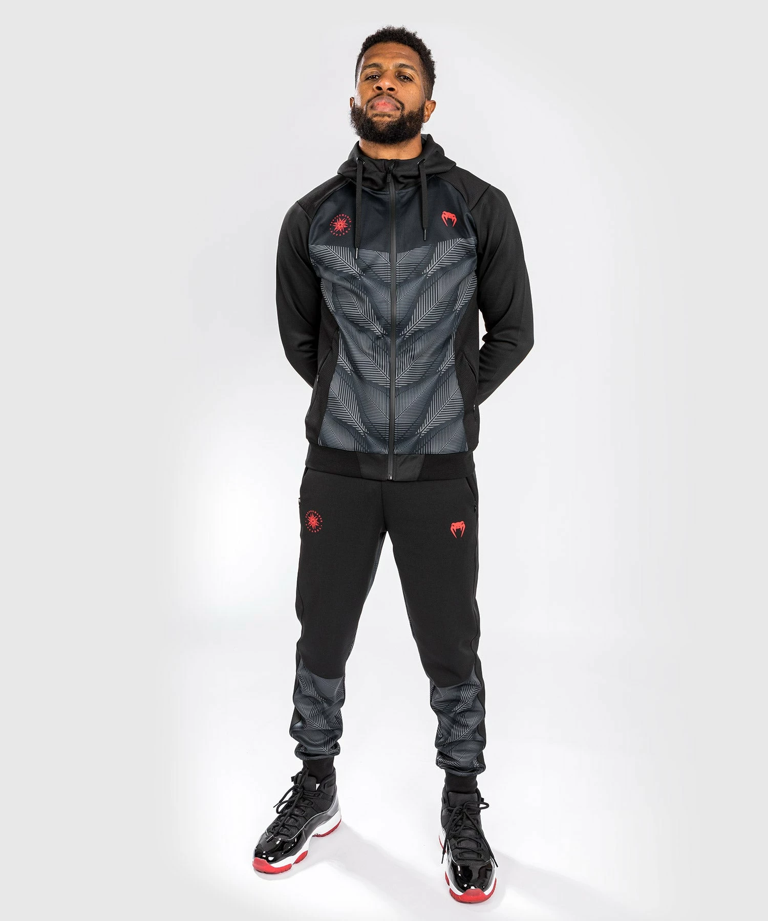 Venum Phantom Hoody - Black/Red - Image 5