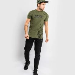 UFC Venum Authentic Fight Week Men's Short Sleeve T-shirt - Khaki
