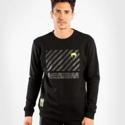Venum Stripes Crewneck Sweatshirt - Black