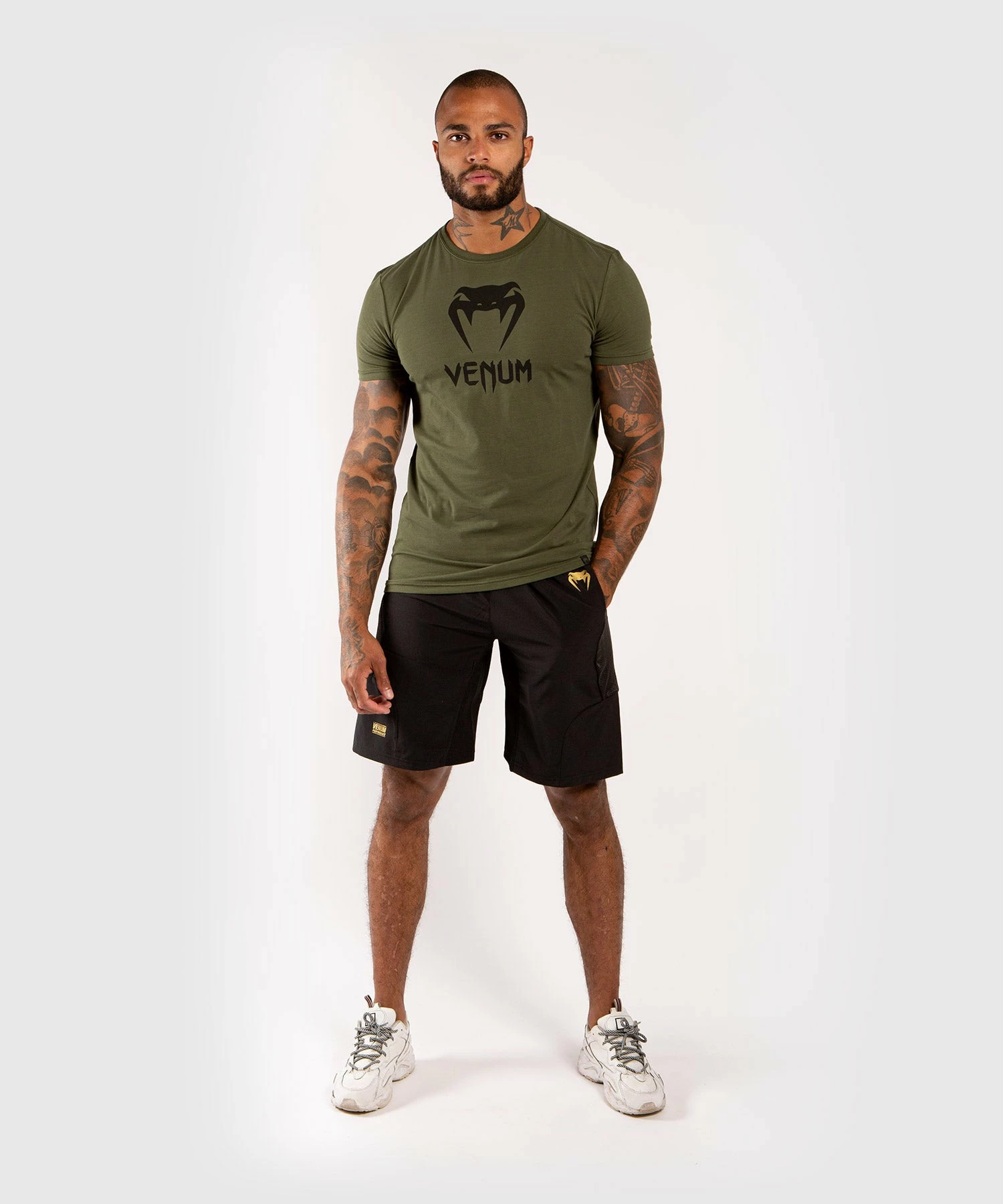 Venum Classic T-shirt - Khaki - Image 5