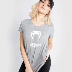 Venum Classic T-Shirt - For Women - Light Heather Grey