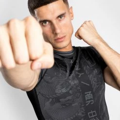 Venum YKZ21 Rashguard - Short Sleeves - Black/Black