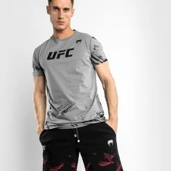 UFC Venum Authentic Fight Week Men's 2.0 Short Sleeve T-Shirt - Grey