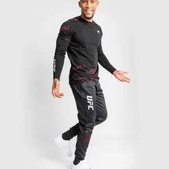 UFC Venum Authentic Fight Week 2.0 Sweatpants - Black/Red