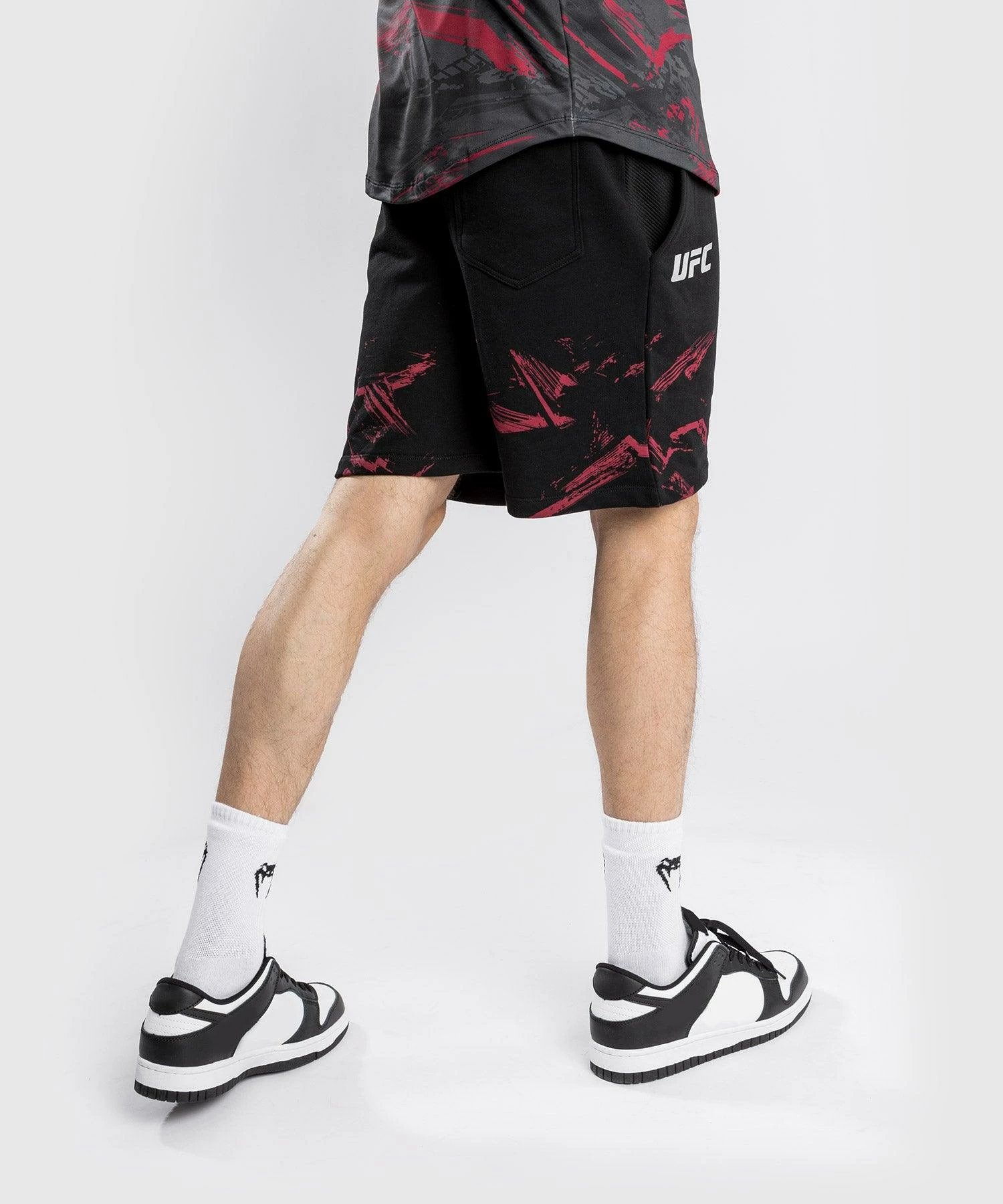 UFC Venum Authentic Fight Week Men's 2.0 Short - Black/Red 3 UFC Venum Authentic Fight Week Men's 2.0 Short - Black/Red - Image 3