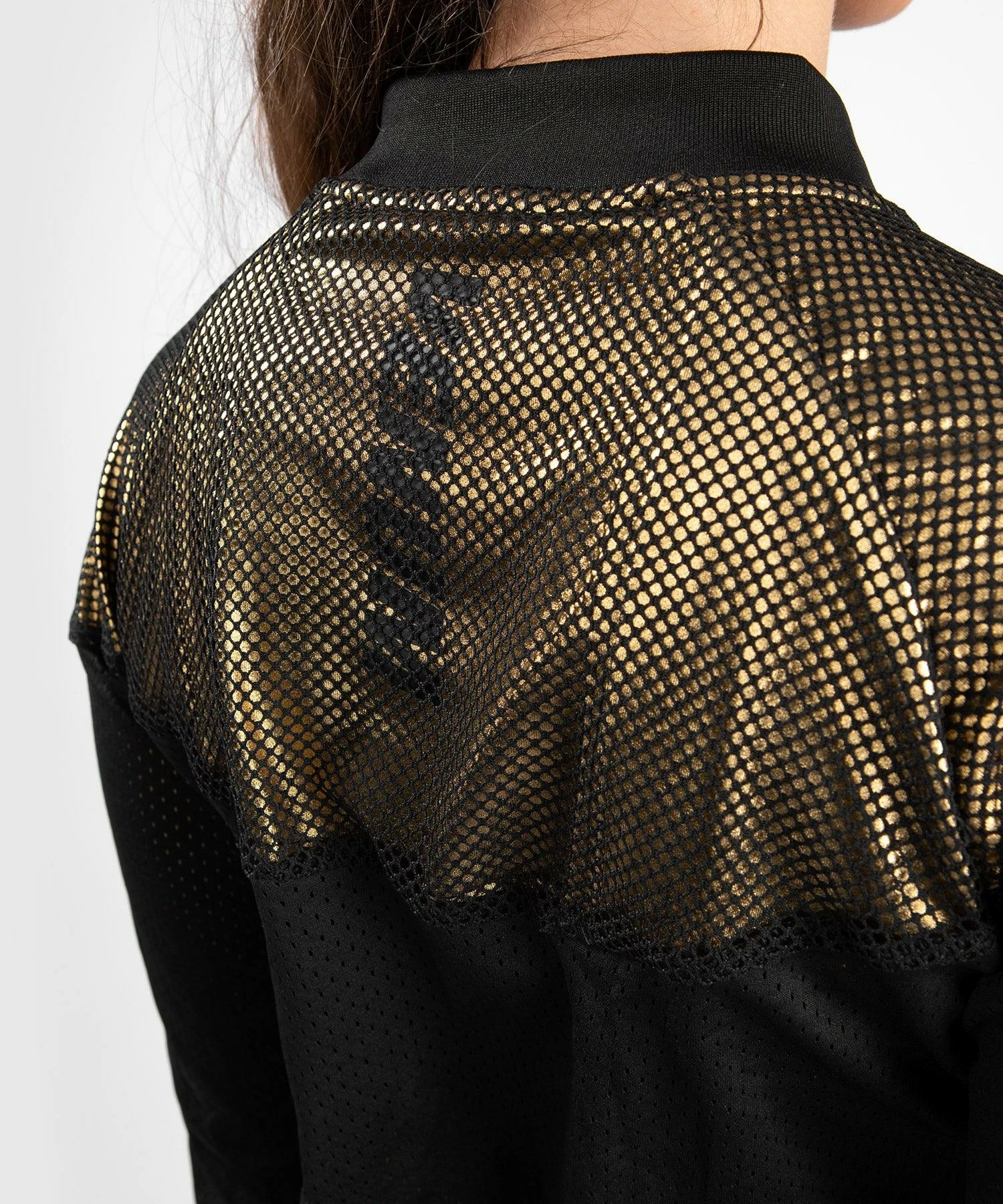 Venum Lightning Mesh Jacket - For Women - Black/Gold 5 Venum Lightning Mesh Jacket - For Women - Black/Gold - Image 5