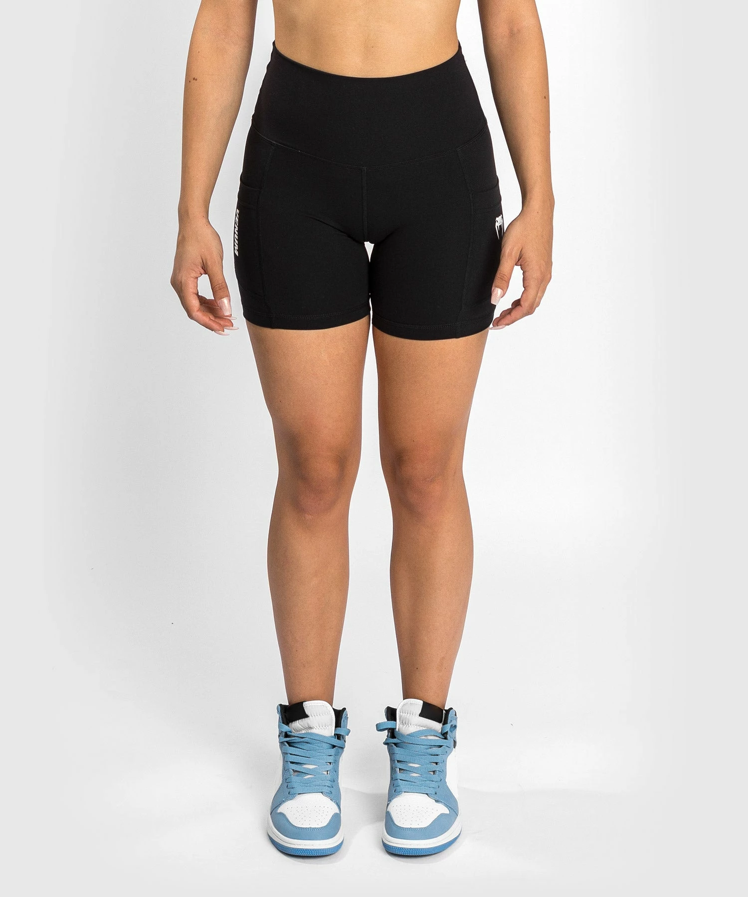 Venum Essential Women's Bike Shorts - Black 1 Venum Essential Women's Bike Shorts - Black
