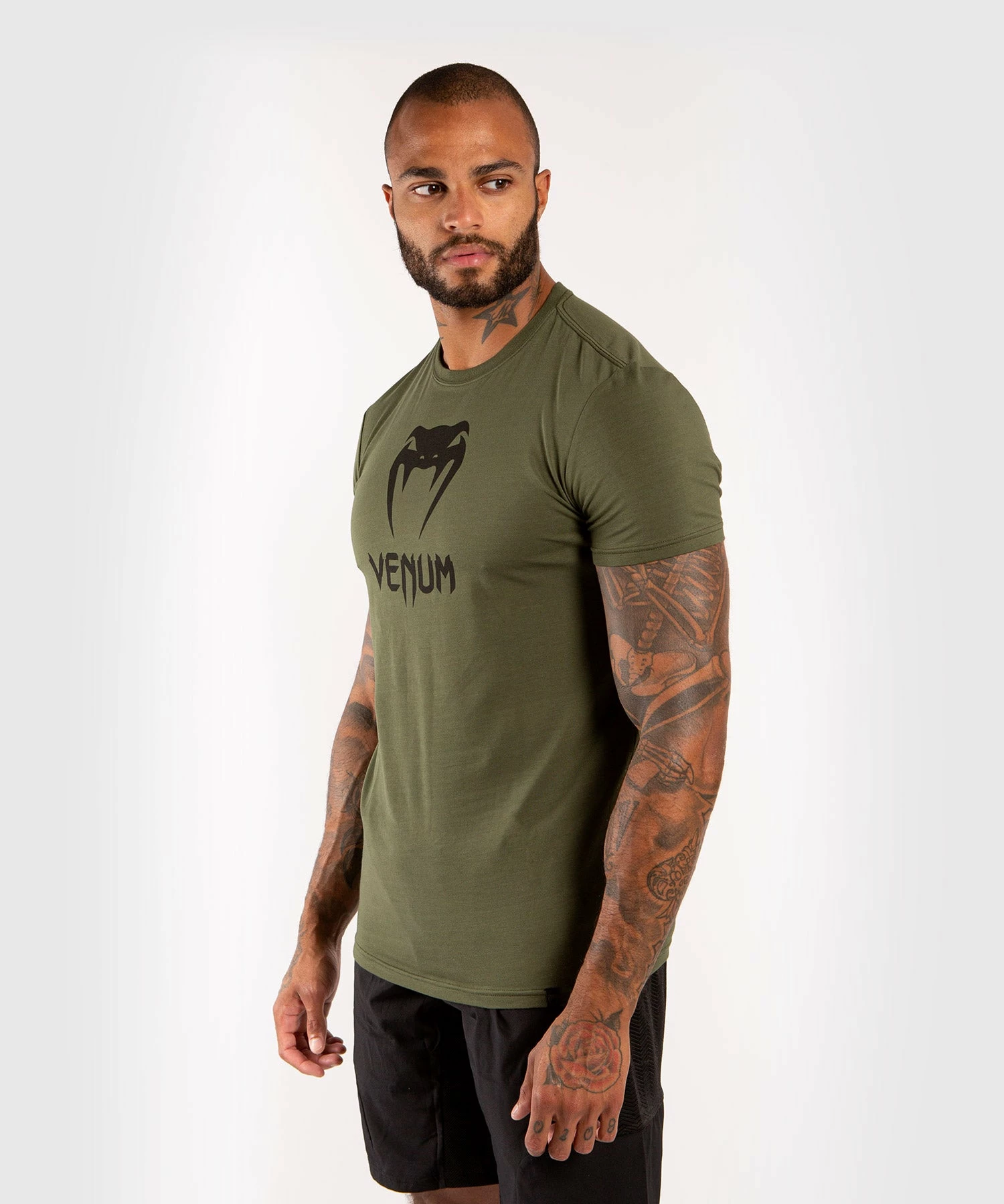 Venum Classic T-shirt - Khaki - Image 2