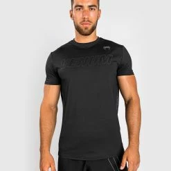 Venum Classic Evo Dry Tech T-Shirt - Black/Black Reflective