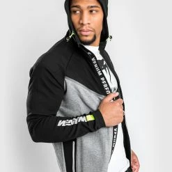 Venum Laser Evo 2.0 Hoodie - Light Heather Grey