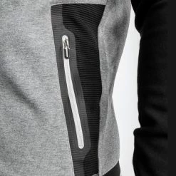 Venum Laser Evo 2.0 Hoodie - Light Heather Grey -Venum store HOODIES LASER EVO GREY BLACK 10