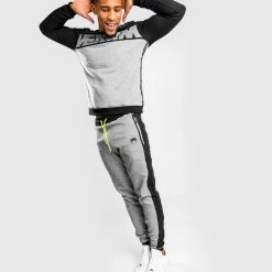 Venum Laser Evo 2.0 Joggers - Light Heather Grey -Venum store JOGGING LASER EVO GREY BLACK 04