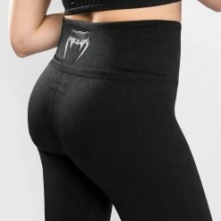 Venum Sparring Seamless 7/8 Leggings - For Women - Black -Venum store LEGGINGS 7 8 SPARRING BLACK 08