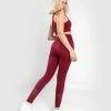 Venum Sparring Seamless 7/8 Leggings - For Women - Burgundy