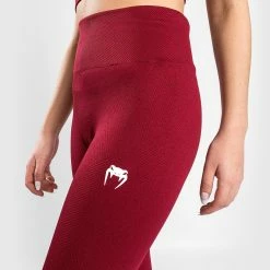 Venum Sparring Seamless 7/8 Leggings - For Women - Burgundy -Venum store LEGGINGS 7 8 SPARRING BURGUNDY 07