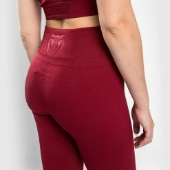 Venum Sparring Seamless 7/8 Leggings - For Women - Burgundy -Venum store LEGGINGS 7 8 SPARRING BURGUNDY 09