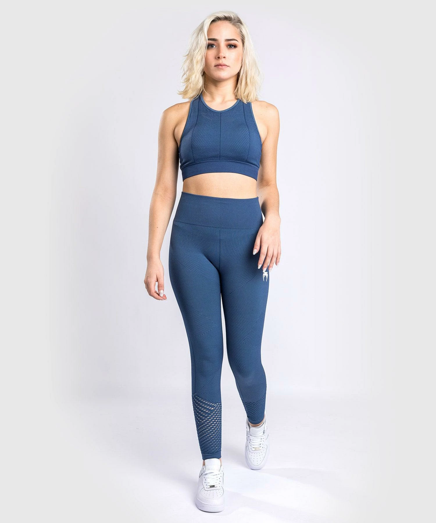 Venum Sparring Seamless 7/8 Leggings - For Women - Navy Blue 3 Venum Sparring Seamless 7/8 Leggings - For Women - Navy Blue - Image 3