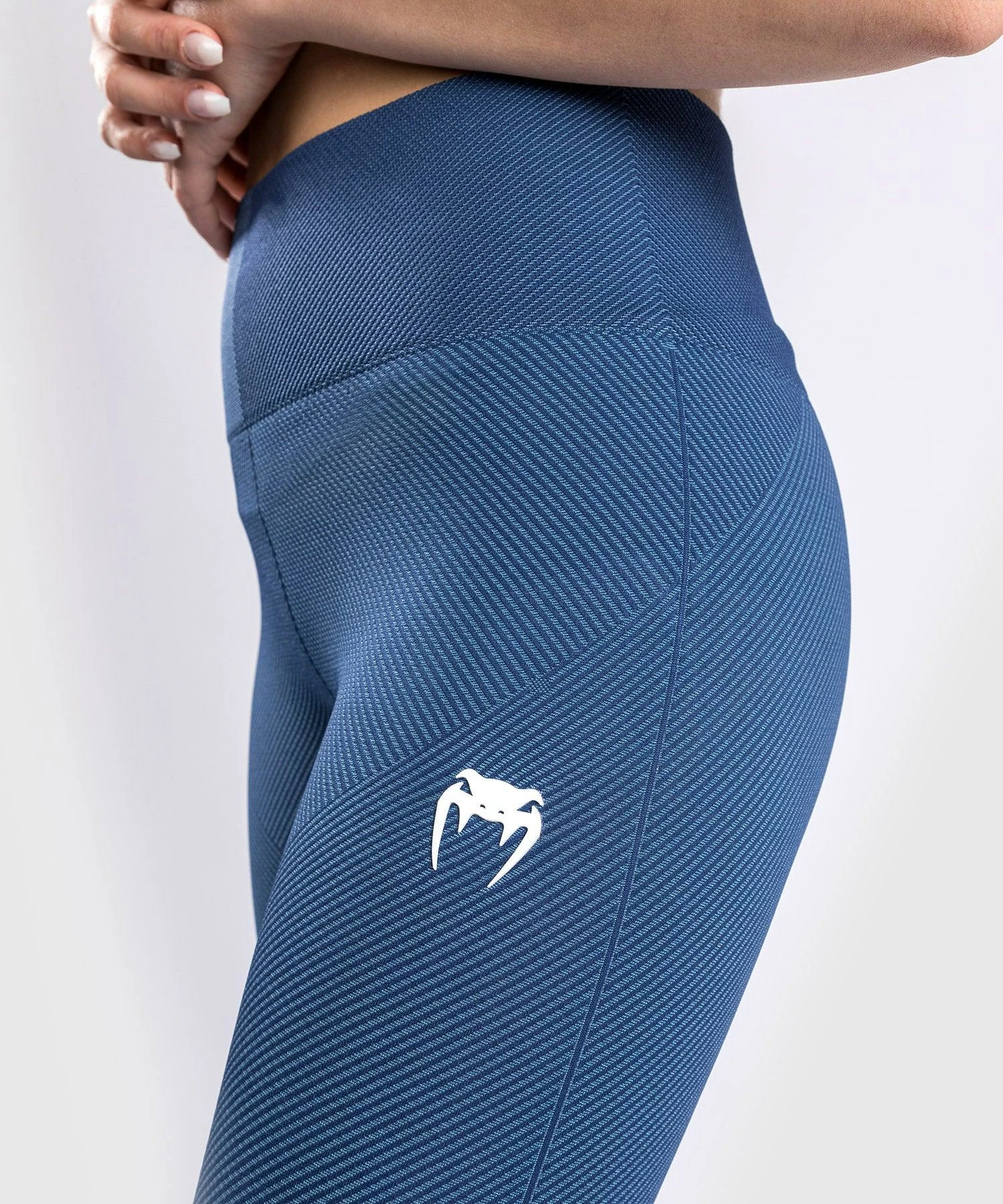 Venum Sparring Seamless 7/8 Leggings - For Women - Navy Blue 6 Venum Sparring Seamless 7/8 Leggings - For Women - Navy Blue - Image 6