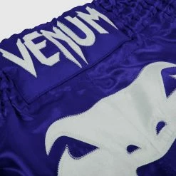 Venum Bangkok Inferno Muay Thai Shorts - Blue/White -Venum store SHORTS MUAY THAI BANGKOK INFERNO BLUE ICE HD 02 scaled
