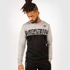 Venum Connect Crewneck Sweatshirt - Black/Heather Grey