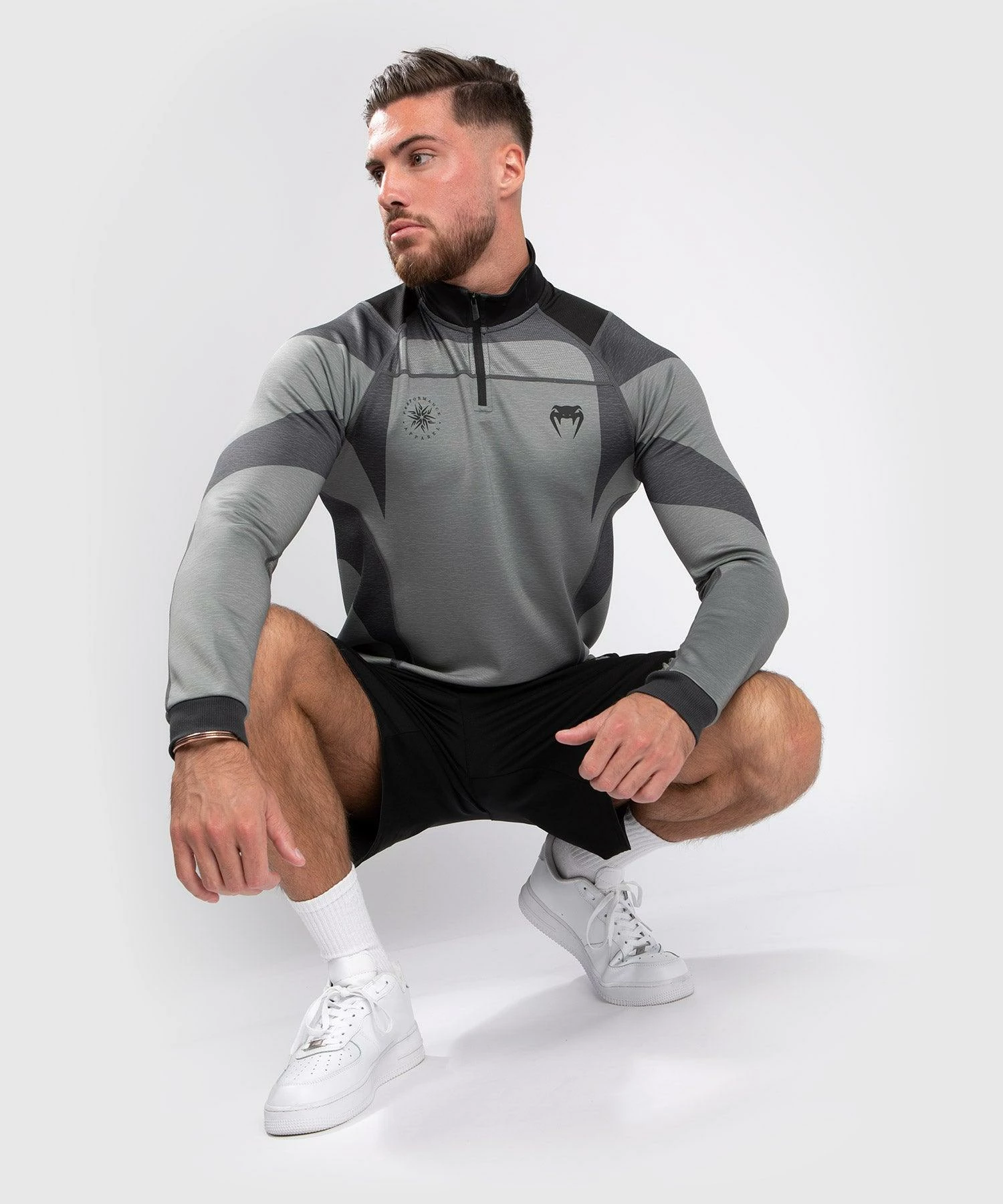 Venum Stone Winter Dry Tech - Long Sleeves - Mineral Green 1 Venum Stone Winter Dry Tech - Long Sleeves - Mineral Green