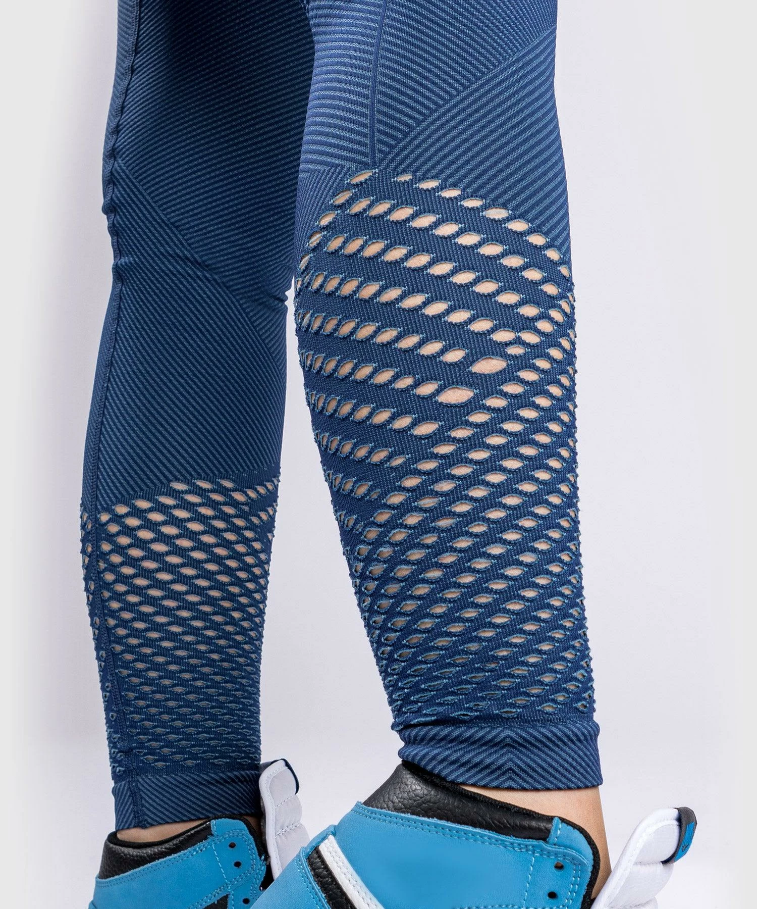 Venum Sparring Seamless Leggings - For Women - Navy Blue - Image 6