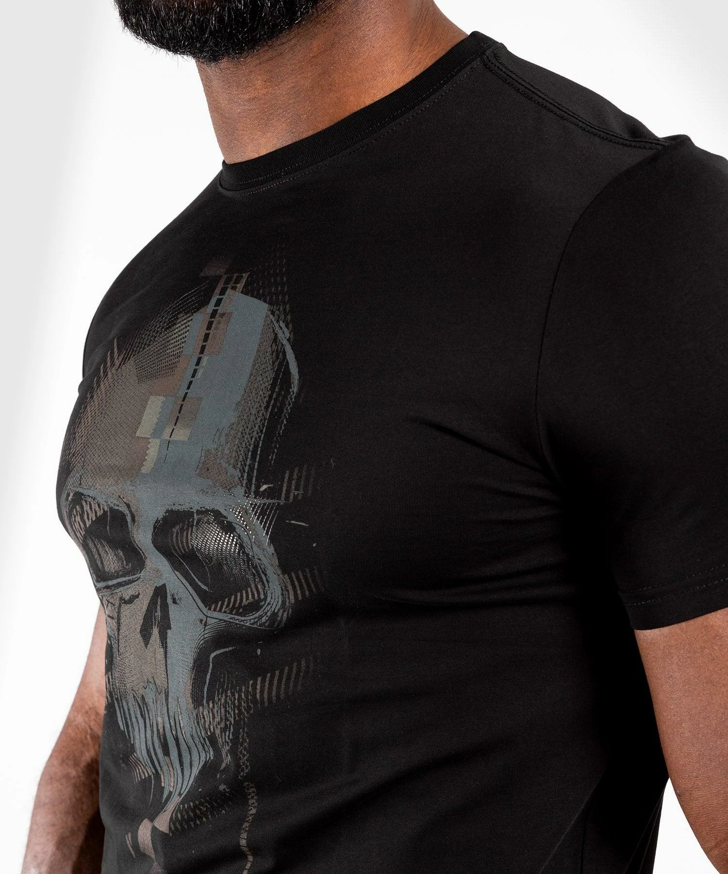 Venum Skull T-shirt - Black/Black 3 Venum Skull T-shirt - Black/Black - Image 3