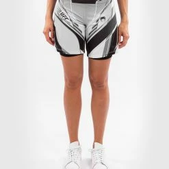 UFC Venum Authentic Fight Night Women's Shorts - Long Fit - White