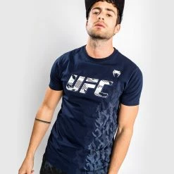 UFC Venum Authentic Fight Week Men's Short Sleeve T-shirt - Navy Blue -Venum store a 252Ff 252Fa 252F3 252Fafa3a9fa9c95158adc254adb85edd6705ff48415 VNMUFC 00052 018 02