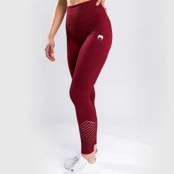Venum Sparring Seamless Leggings - For Women - Burgundy