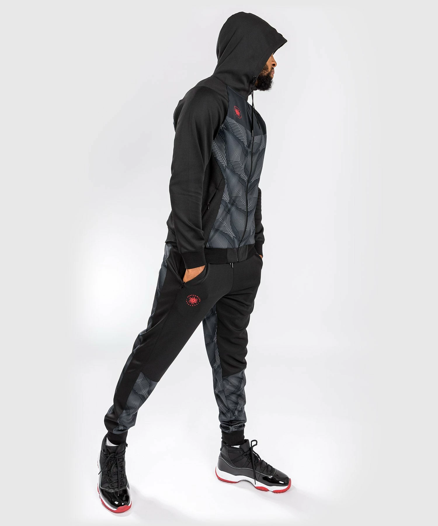 Venum Phantom Hoody - Black/Red - Image 6