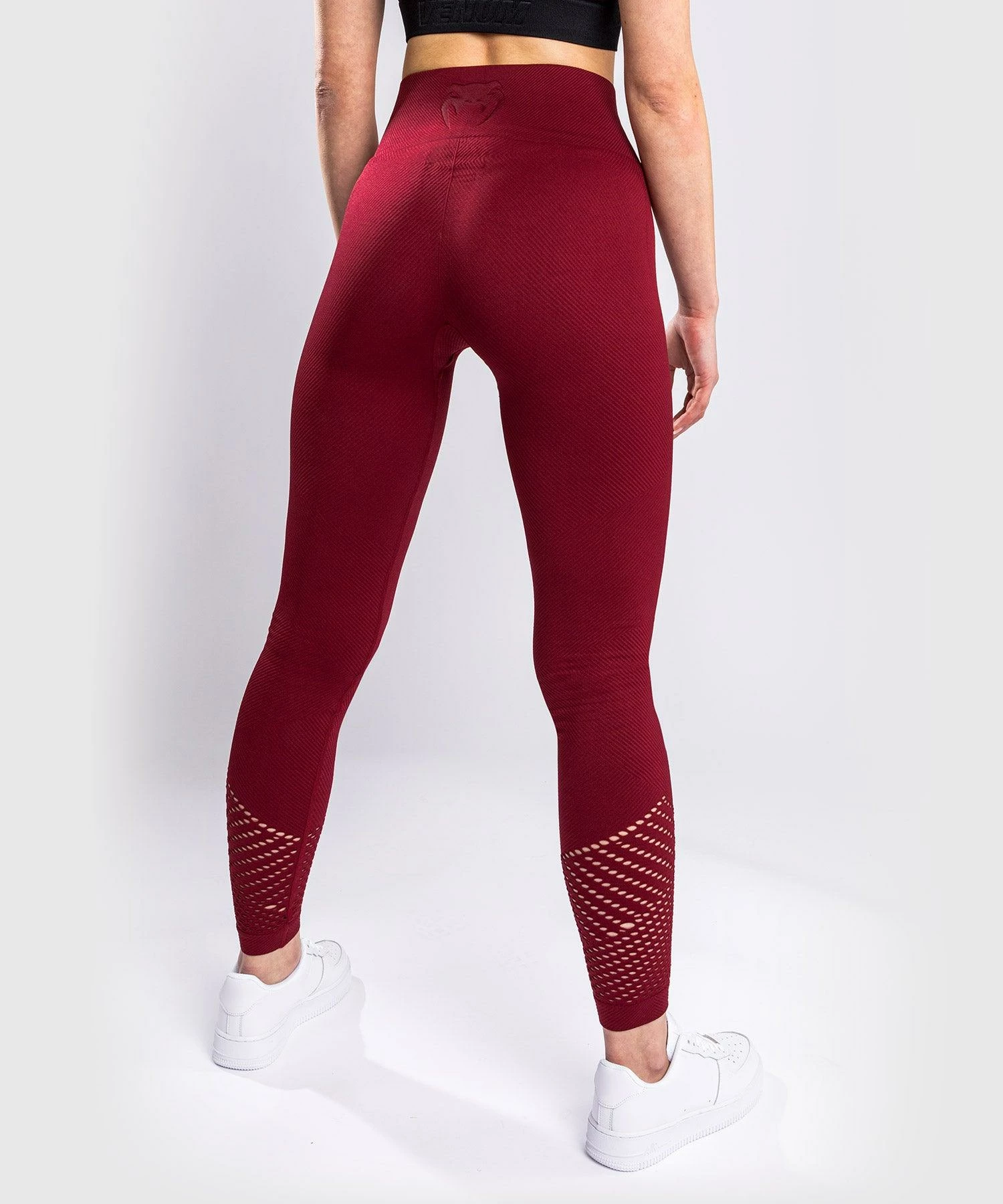 Venum Sparring Seamless Leggings - For Women - Burgundy 3 Venum Sparring Seamless Leggings - For Women - Burgundy - Image 3