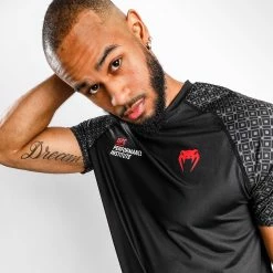 UFC Venum Performance Institute Dry Tech T-Shirt - Black/Red