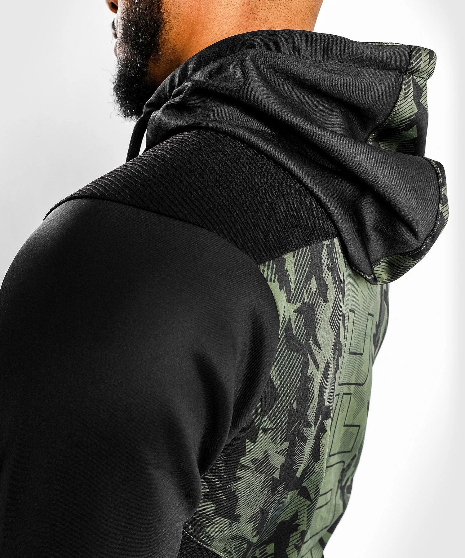 UFC Venum Authentic Fight Week Men's Zip Hoodie - Khaki 5 UFC Venum Authentic Fight Week Men's Zip Hoodie - Khaki - Image 5