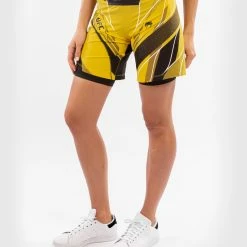 UFC Venum Authentic Fight Night Women's Shorts - Long Fit - Yellow -Venum store c 252Fe 252Ff 252Fa 252Fcefa0251d9fb4b15625363c5dfbba06f9389b591 VNMUFC 00019 006 02