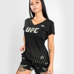 UFC Venum Authentic Fight Week Women's 2.0 Short Sleeve T-Shirt - Black