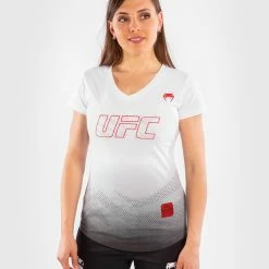 UFC Venum Authentic Fight Week 2 Women's Short Sleeve T-shirt - White