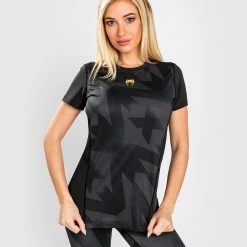 Venum Razor Dry Tech T-Shirt - For Women - Black/Gold