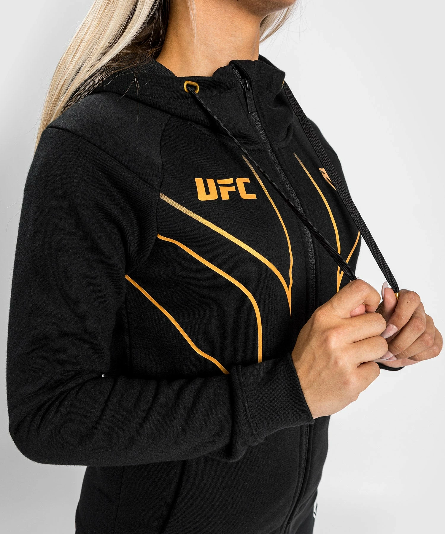 UFC Venum Fight Night 2.0 Replica Women's Full Zip Hoodie - Champion 8 UFC Venum Fight Night 2.0 Replica Women's Full Zip Hoodie - Champion - Image 8